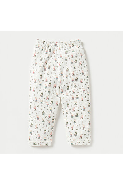 giggles All-Over Print Long Sleeves Shirt and Elasticated Pyjama Set