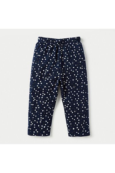 Juniors All-Over Heart Print T-shirt and Pyjama Set