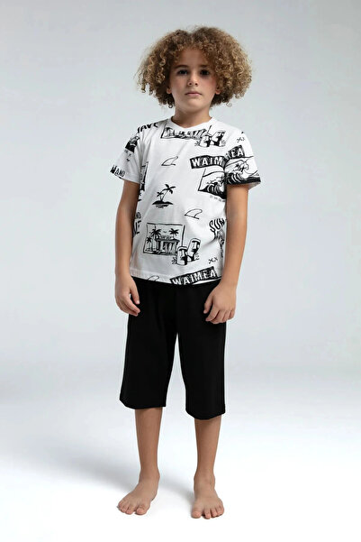 Rolypoly Boys' Capri Suit - White