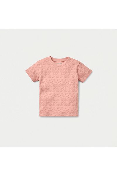 Juniors All-Over Seashell Print T-shirt and Pyjama Set