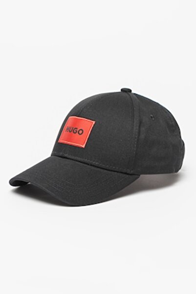 OEM HUGO Cotton Cap with Logo Application, Black