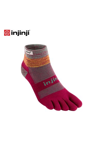 injinji Five Fingers Trail Hiking Midweight Mini Crew Socks