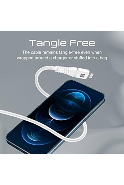 Promate كابل USB-C إلى Lightning، كابل Lightning معتمد من Apple MFi مع توصيل طاقة 20 وات، 480 متر