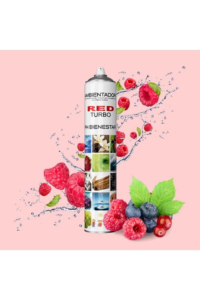 10Q Aroma Professional Room Air Freshener Spray Turbo Spray 750ml - Red Fruits