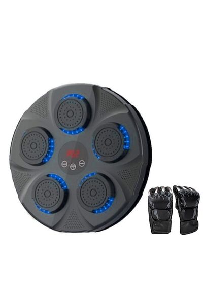 WALALLA Smart Boxing Machine WALALLA, Wall-Mounted, Bluetooth, LED Lights, Black, Includes Gloves