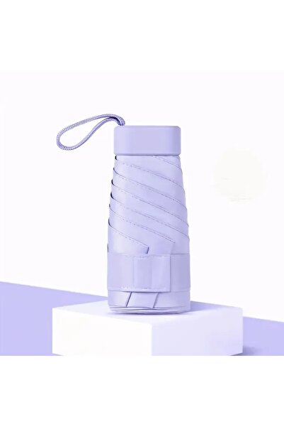 Lilly UV50+ Taşınabilir Şemsiye, Ultra Hafif Güneş UV Korumalı Şemsiye, Lila