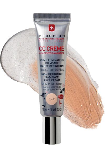 erborian Color Correcting CC Cream with Centella Asiatica, Fair (Clair) - Light Multi-Purpose Facial
