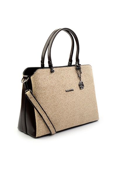 Bambi Beige Brown Women's Shoulder Bag C06636420510