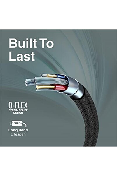 Promate كابل USB إلى USB-C، كابل شحن متين من السيليكون من النوع C مع شحن سريع 2 أمبير