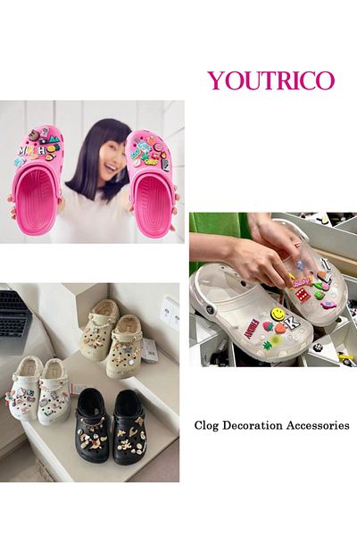 Youtrico 1pc New Metal Jibbitz Charm for Crocs - Slipper Ornament