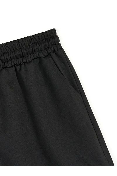 CANDERO Women's Black Shorts Plus Size Oversized Sweatpants Sports Casual Wear Quality Stylish Appearance Yus