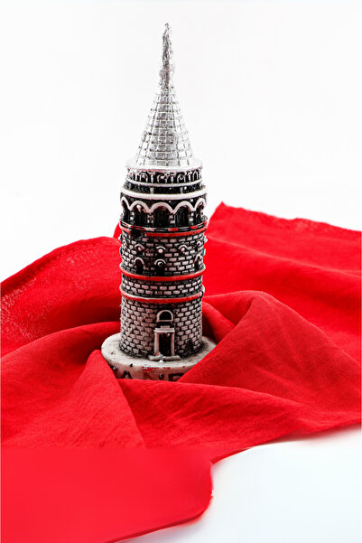 biuti Dekoratif Küçük Boy Eskitme Biblo Galata Kulesi, Hediyelik Galata Kulesi