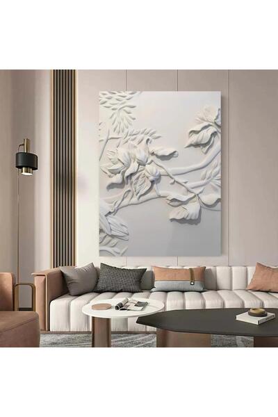 SND Canvas wall art printed with gypsum board design with hidden wooden frame
