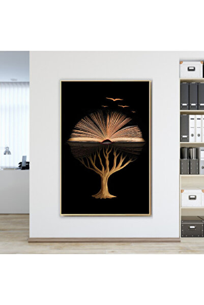 SND لوحة قماشية بتصميم مودرن مع برواز فضي مجوف