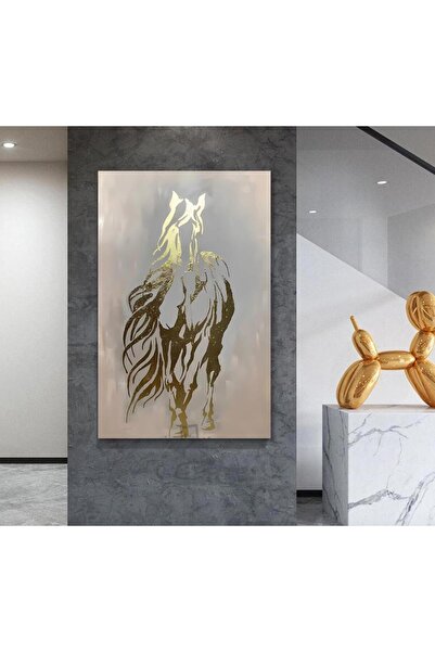 4gdran لوحة قماشية بتصميم إسلامي مع برواز خشبي مخفي