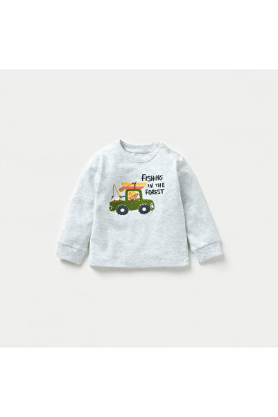 Juniors Applique Detail T-shirt and Striped Pyjama Set
