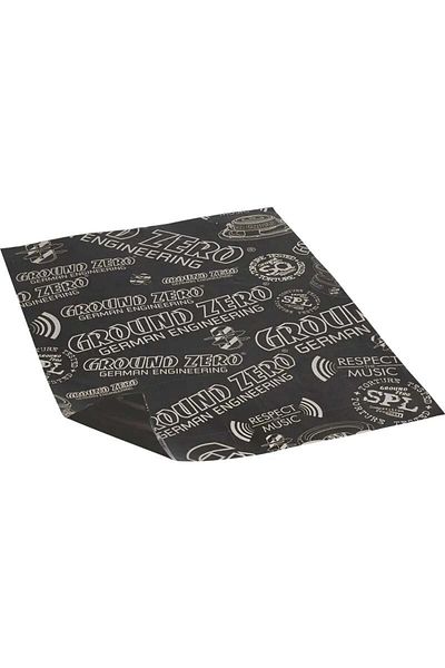 Ground Zero GZDM 3750AB-SILVER car soundproofing package, 1.8mm thickness, 3.75m², pack of 10 sheets
