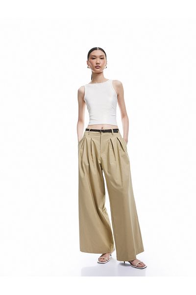 Koton X Sima Tarkan - Viscose Blended Slim Fit U Neck Tank Top
