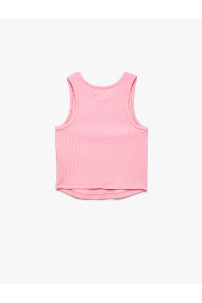 Koton Cotton Sleeveless Crew Neck Basic Crop Undershirt
