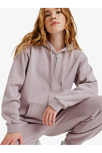 Roxy Dámská mikina s kapucí na zip Surf Stoked – s broušeným povrchem