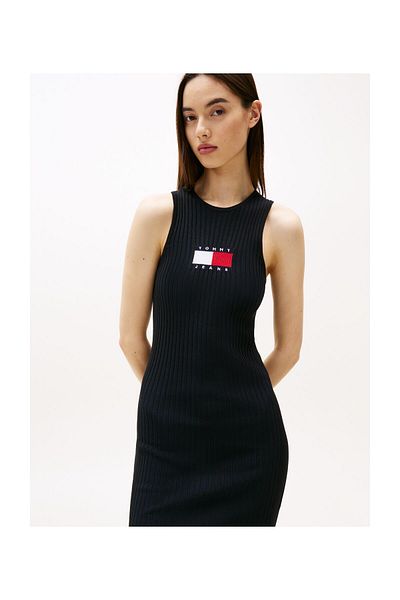 Tommy Hilfiger Minišaty s vlajkovým svetrem TJW, prodloužená délka