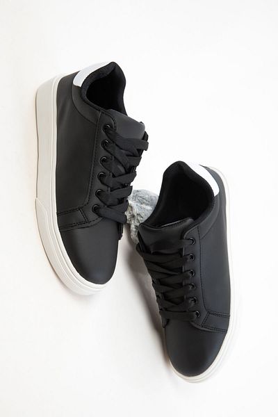 SOHO Black-White Women's Sneaker 14395