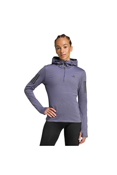 adidas Own The Run Χειμερινή μπλούζα με μισό φερμουάρ