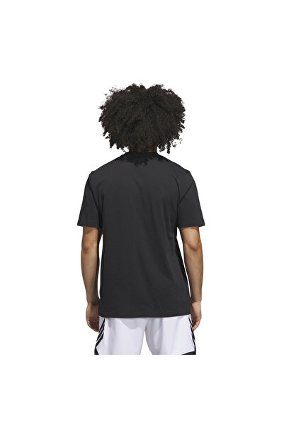 adidas Γραφικό μπλουζάκι με σήμα μπάσκετ