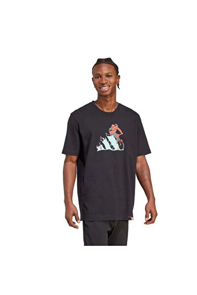 adidas Γραφικό μπλουζάκι Doodle Hunt Bike