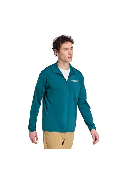 adidas Terrex Multi CLIMAWARM Tech Fleece Yarım Boy Fermuarlı Üst