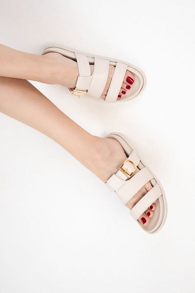 SOHO Beige Women's Slippers 20752