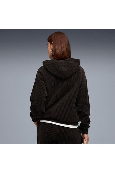 Puma ESSENTIALS ELEVATED Velour Hoodie Hanorac pentru femei