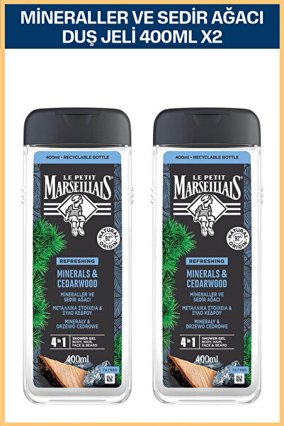 Le Petit Marseillais Mineraller Ve Sedir Ağaci Duş Jeli 400 ml X2