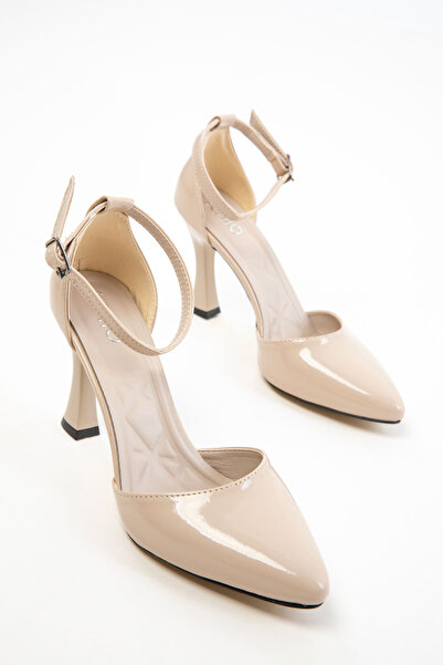 SOHO Skin Patent Leather Women's Classic Heeled Shoes 17844