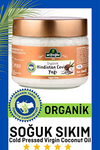Arifoğlu Organik Hindistan Cevizi Yağı 250ml