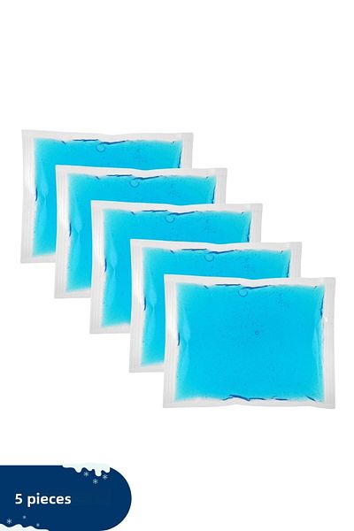 FixiCure 5Pcs Cold Hot Gel Compress, Injury Cooler Warmer 13X13