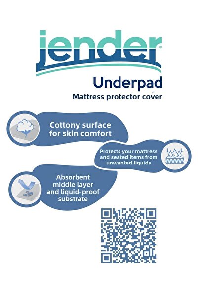 JENDER Mattress Protector Cover 60x90 2 Packs of 30 60 Pieces