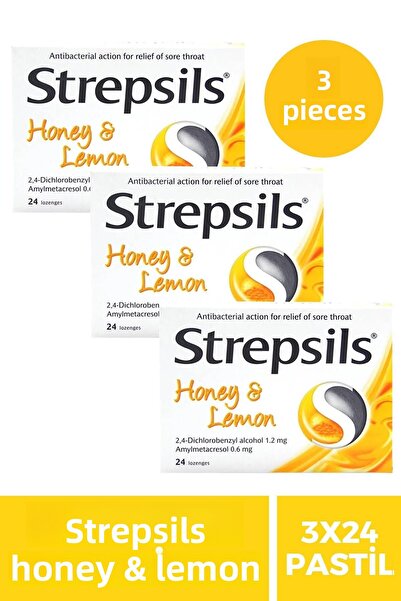 STREPSİLS Sedar Collection Ball-Lemon Flavored 24 Pastilles 3 Pieces