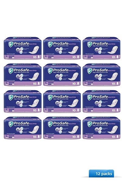 PROSAFE وسادة متعددة للحوامل والمثانة عادية 10 قطع × 12 قطعة