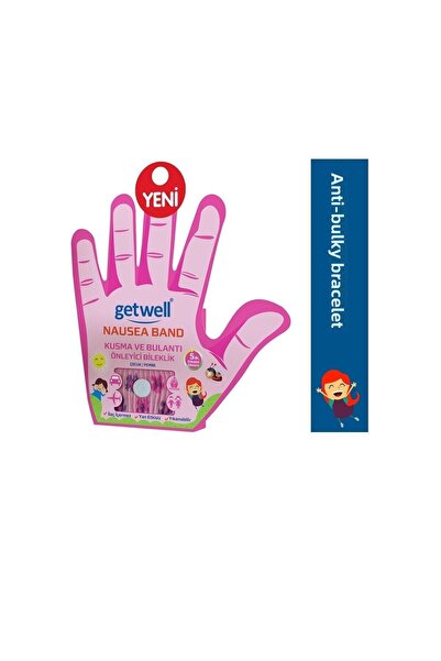 Getwell سوار Nausea لمنع القيء والغثيان (للأطفال) وردي