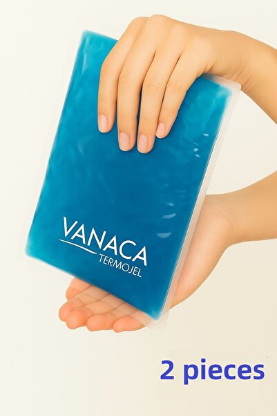 Vanaca Grup 2Pcs Hot Cold Compress Gel Ice Pack - Reusable Cooler Warmer Gel 26X35 cm