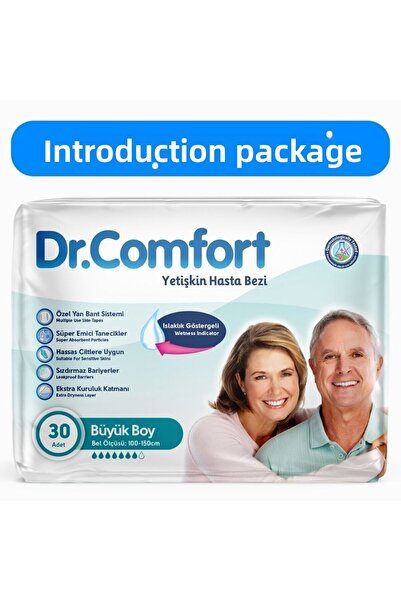 Dr.Comfort حفاضات للكبار بحزام خصر كبير 30 قطعة