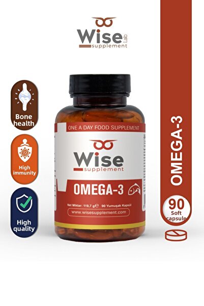 WiseLab أوميغا-3 الممتازة 1000 ملغ 90 كبسولة ناعمة