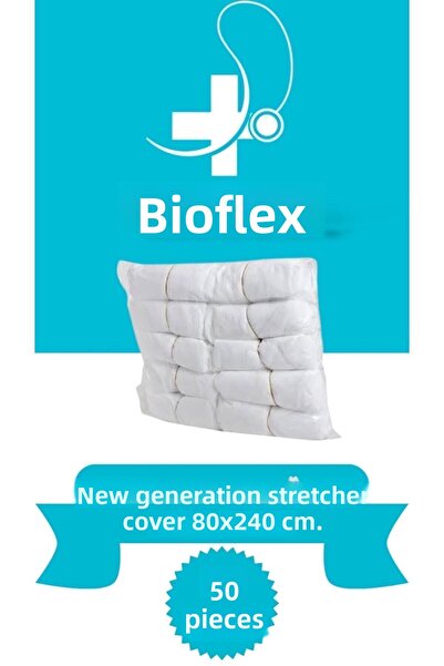 Bioflex 50 Pieces 80 *240 New Generation Stretcher Cover with Elastics on All Sides