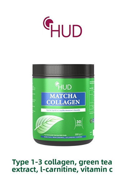 Hud Matcha CollaGen and Green Tea Extract - 300 G (30 Days Portion)