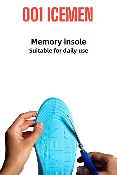 Icemen نعال داخلية متقدمة قابلة للقص من إسفنج الذاكرة