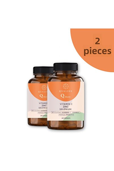 Qualiss Q More 60 - مكمل غذائي يحتوي على فيتامين C وD والبروبوليس والبروبيوتي...