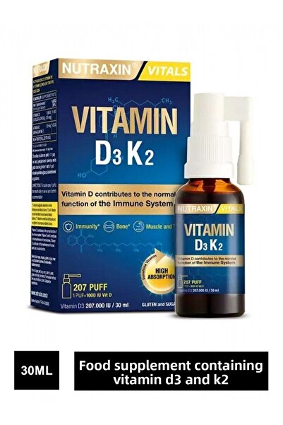 Nutraxin D3k2 - 30 Ml Food Supplement