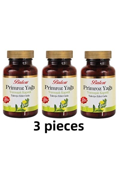 Balen زيت بريموز - 500 ملجم 90 كيلو بايت 3 قطع زيت بريموز للسهرة
