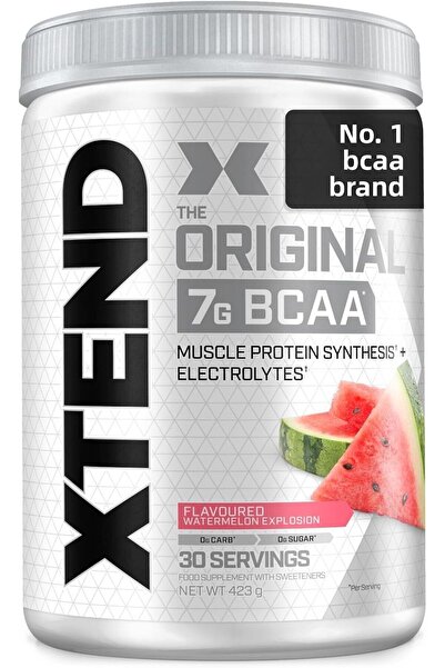 xtend BCAA الأصلي، Watermelon Explosion، 30، 7 جرام BCAAs، 423 جرام